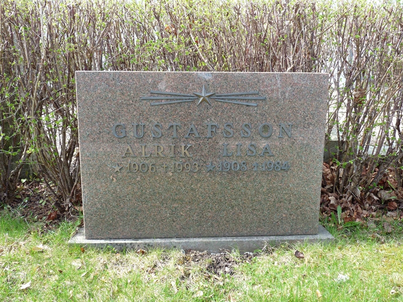 Grave number: LE 1   83