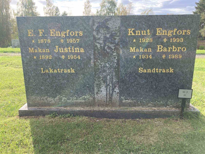 Hautatunnus: NK B    83