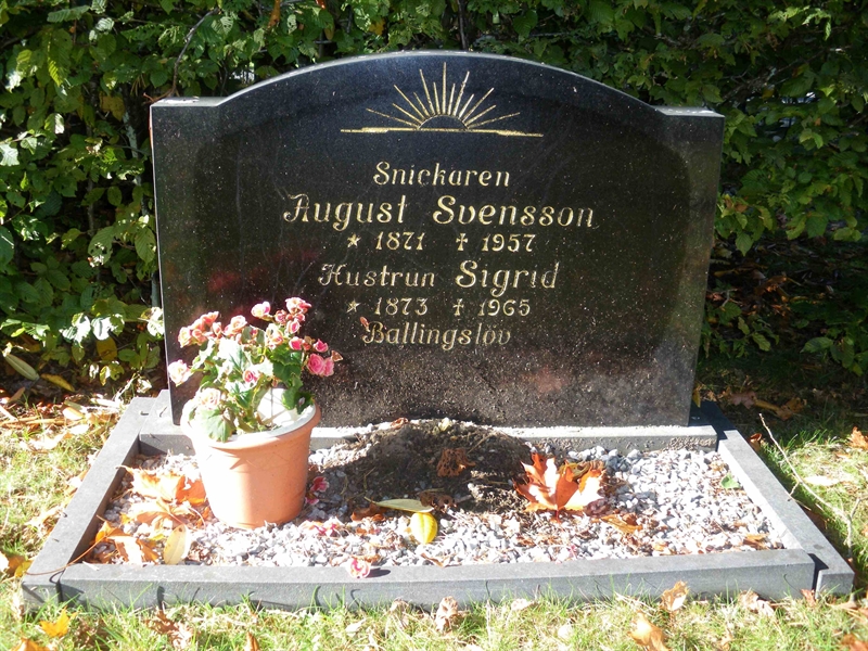 Grave number: SB 27     2