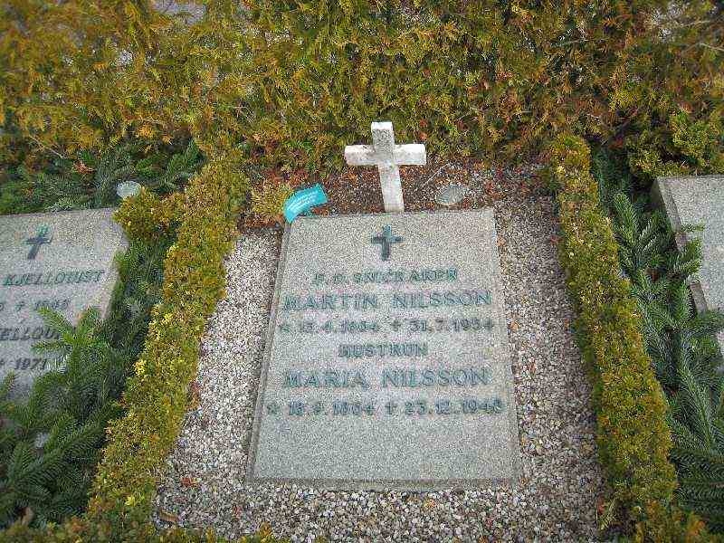 Grave number: NK Urn n    14