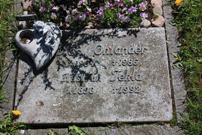 Grave number: Ö 46   158