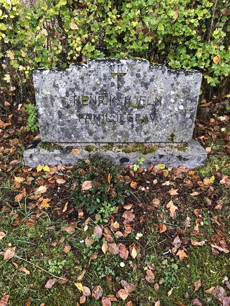 Grave number: 1 H   106B