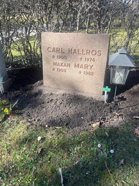 Grave number: 1 3 F1 74