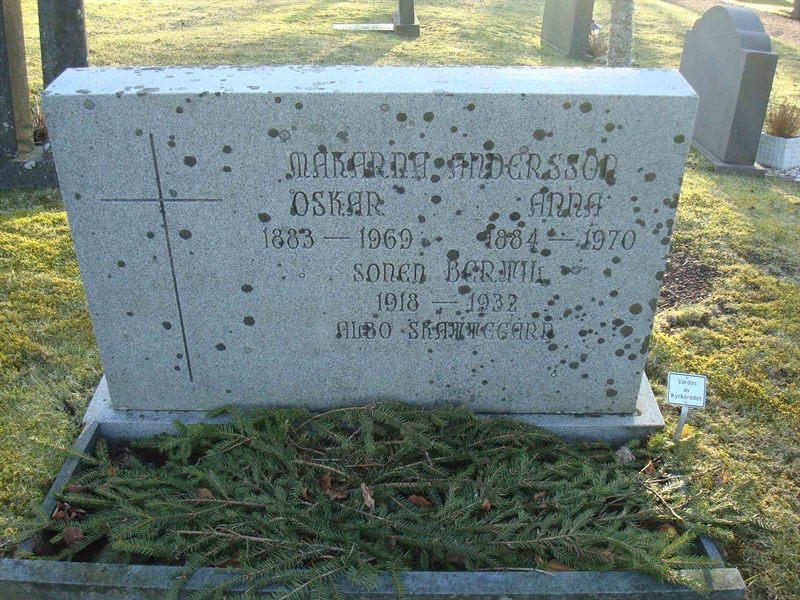 Grave number: KU 05    69, 70