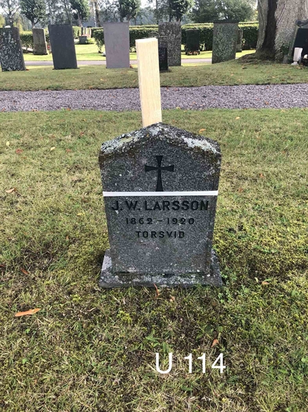 Grave number: AK U   114