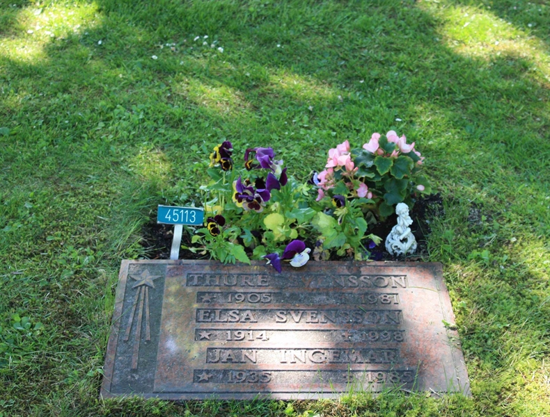 Grave number: Ö 45   113