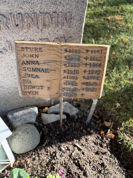 Grave number: 1 NU    42