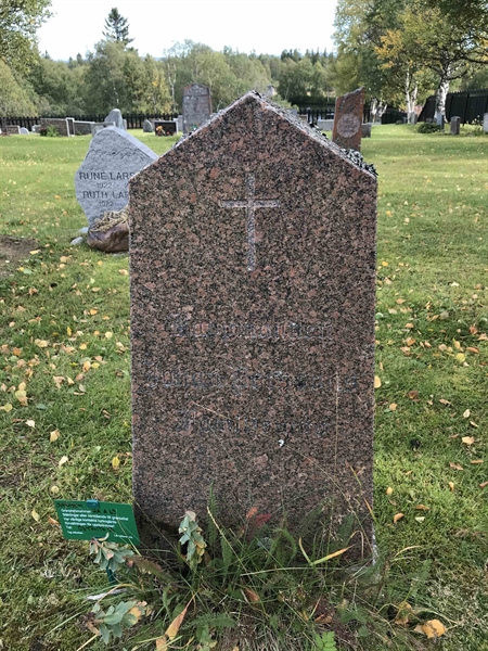 Grave number: HA A    63