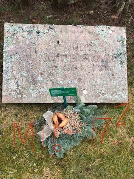 Grave number: SJ M    16