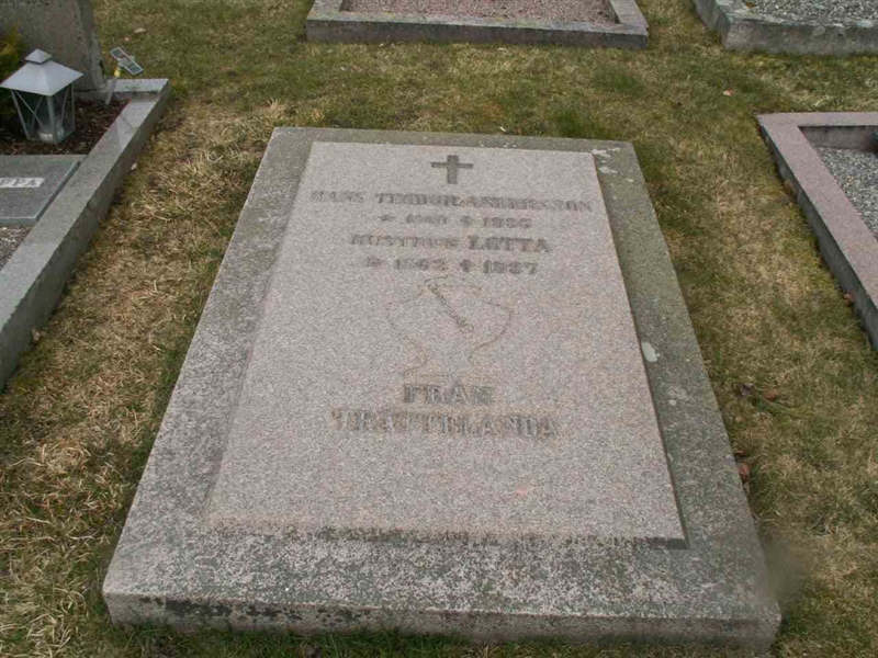 Grave number: TG 006  1016