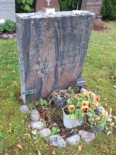 Gravnummer: GK U 4   127