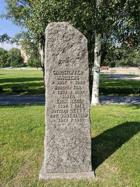 Hautatunnus: 1 VÄSTR 30B