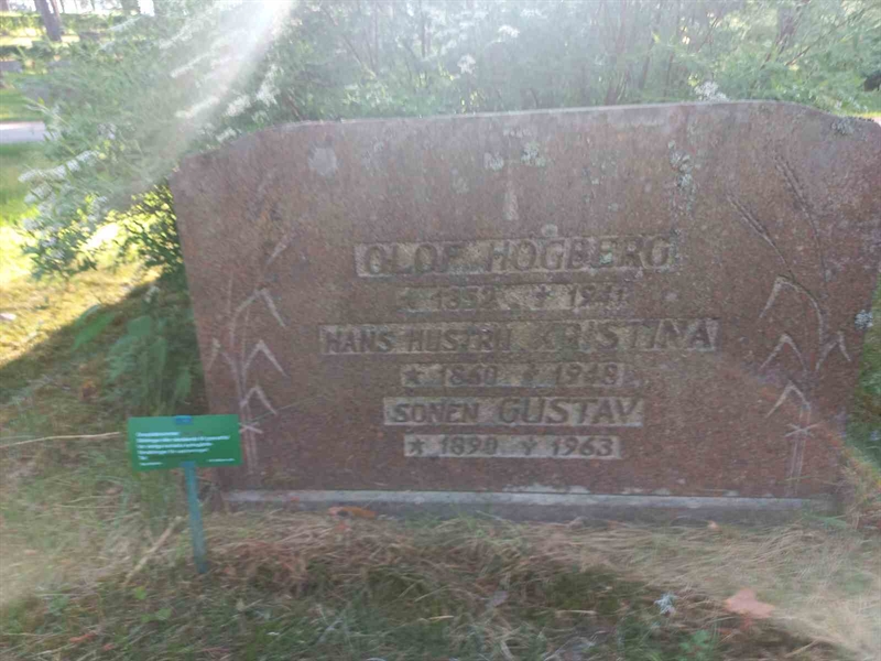 Grave number: 1 NE    59