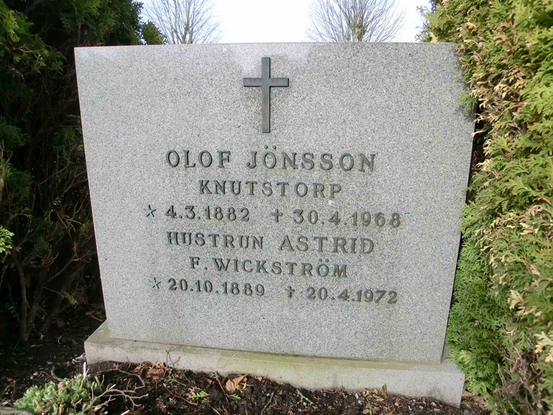 Grave number: SÅ 074:01