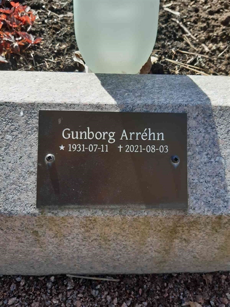 Grave number: A Ask Blå     4