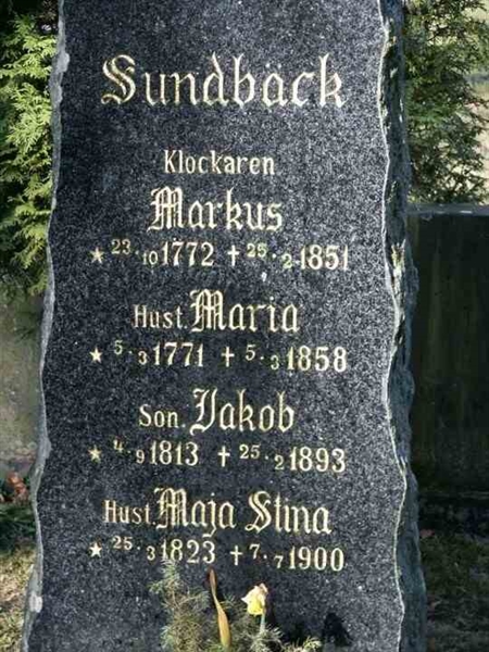 Grave number: 1 GA 06    541