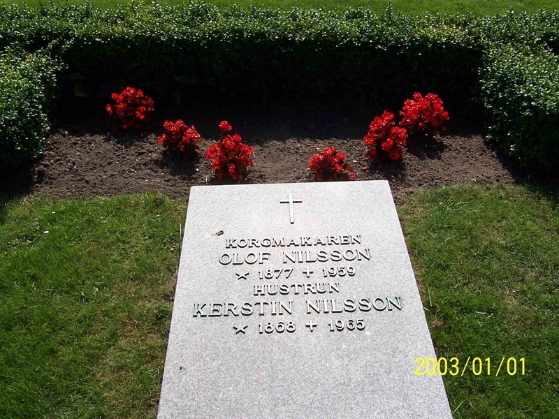 Grave number: 1 3 1C    15, 16
