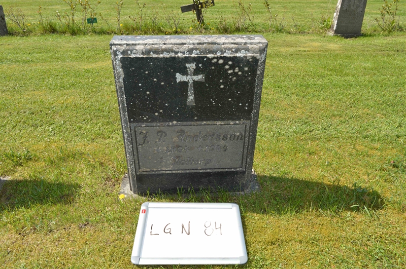 Grave number: LG N    84
