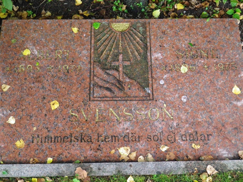 Grave number: OS N   285, 286