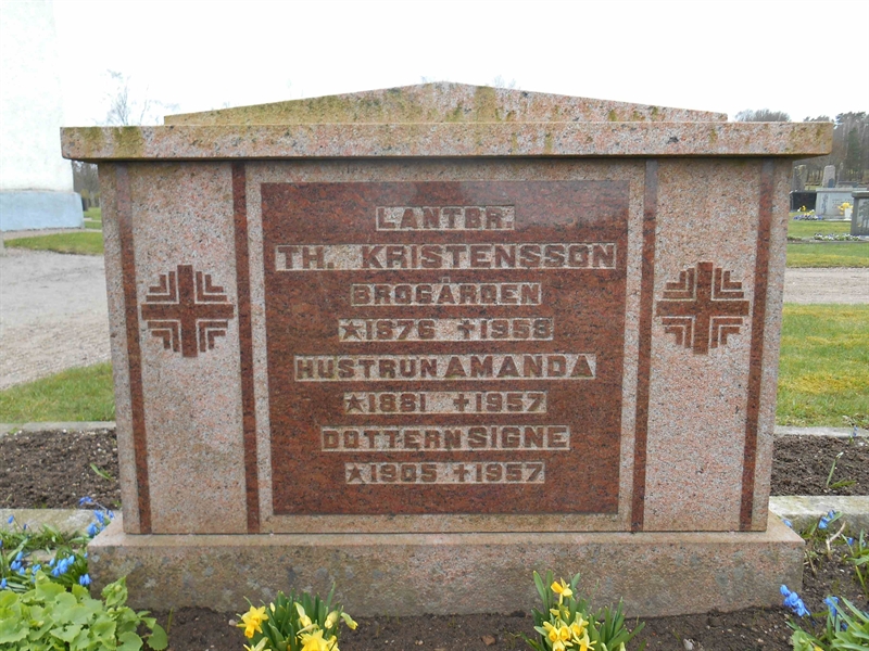 Grave number: VM C    35, 36