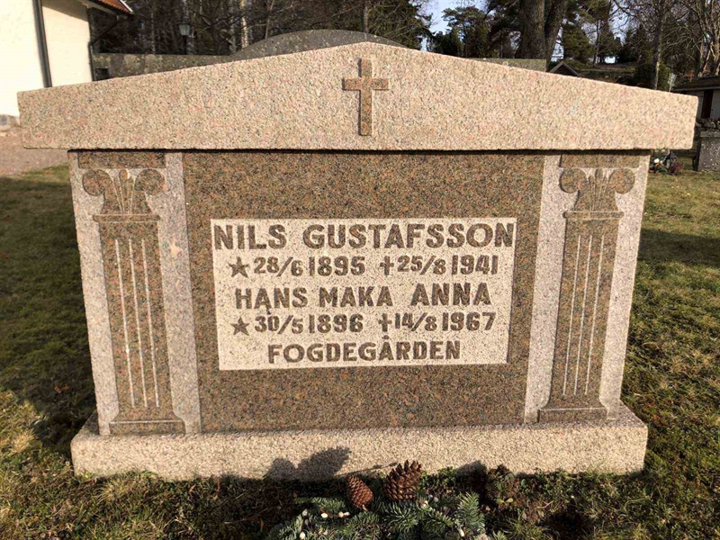 Grave number: FÄ I     1, 2