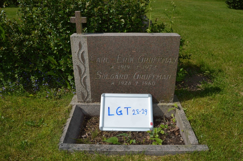Grave number: LG T    28, 29