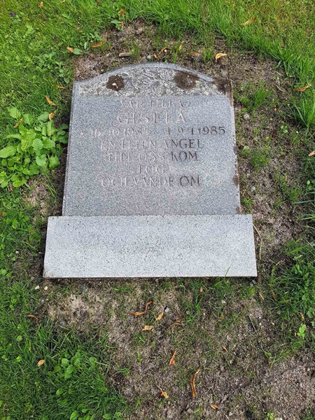 Grave number: 06 60203