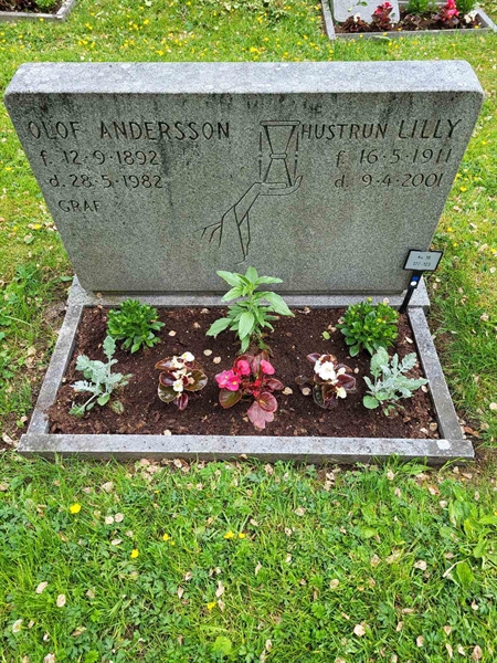 Grave number: kö 01 18   122-123