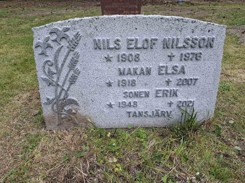 Grave number: 001 2  1002