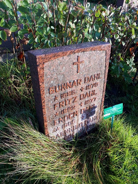 Gravnummer: NK F B    40