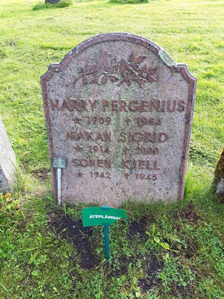 Gravnummer: NK A A    69