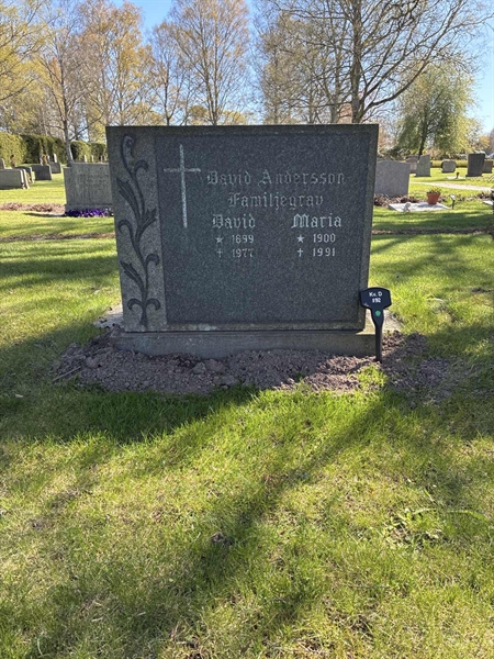 Gravnummer: 22 D   192