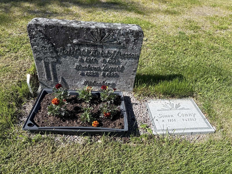 Grave number: 4 G GJ    80-A+B