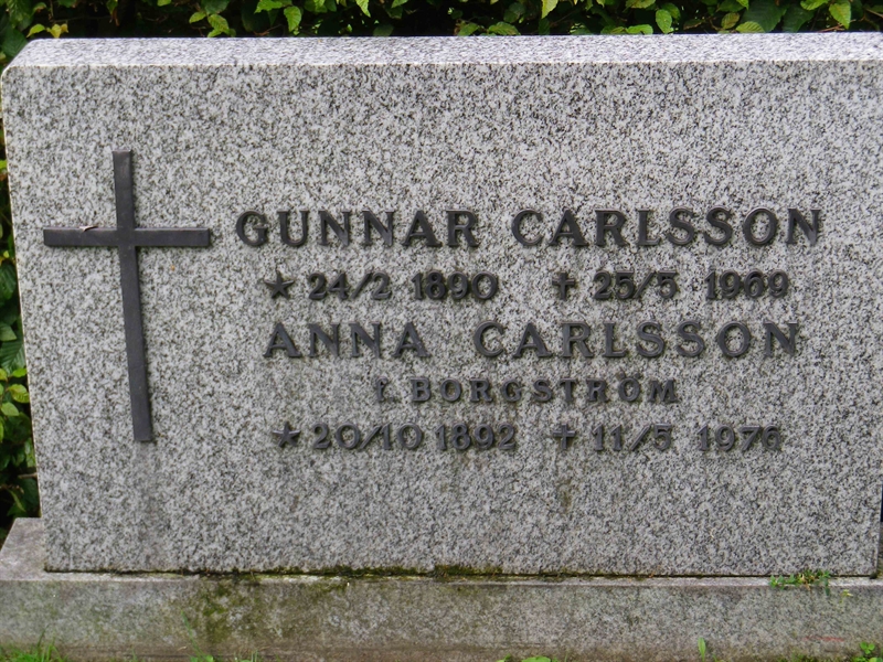 Grave number: OS N    99, 100