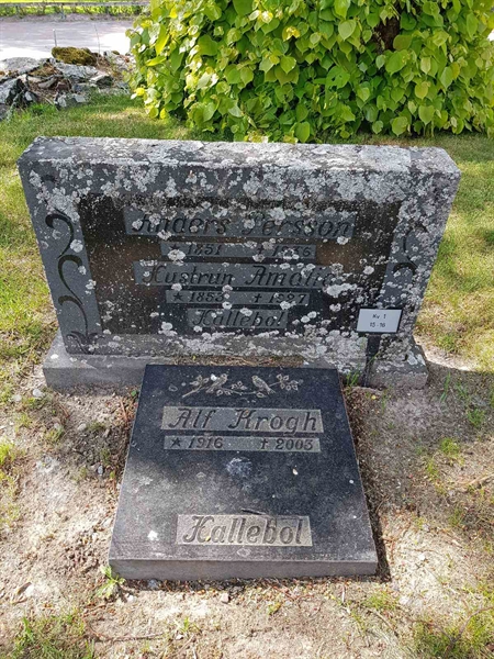 Grave number: kö 01 01    15-16