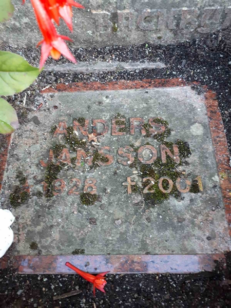 Grave number: NK F G    34