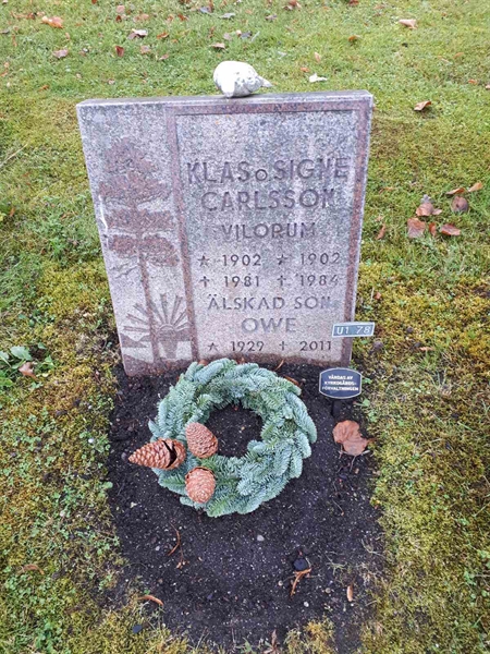 Hautatunnus: GK U 1    78