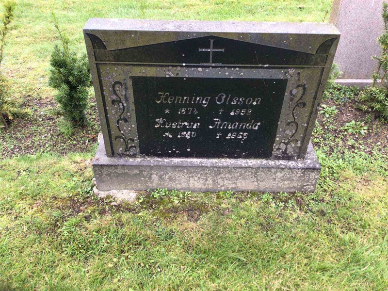 Grave number: 20 G    68-69