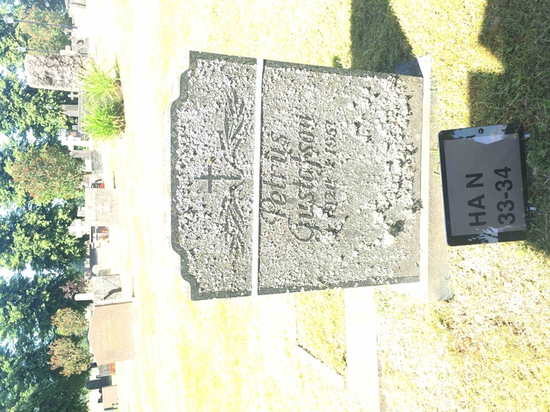 Grave number: HA N    33, 34