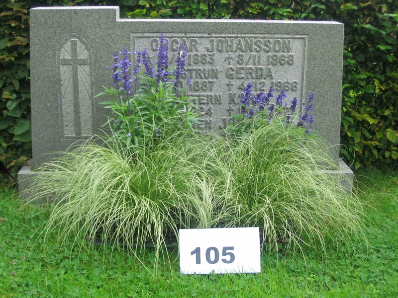 Gravnummer: FK 01    105