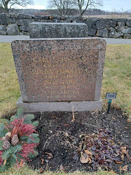 Grave number: KG A  1108, 1109