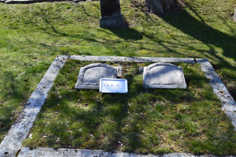 Grave number: LG B   116