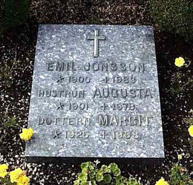 Grave number: BK I   105