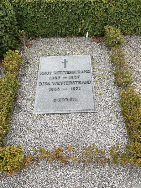 Grave number: VK I:u    13