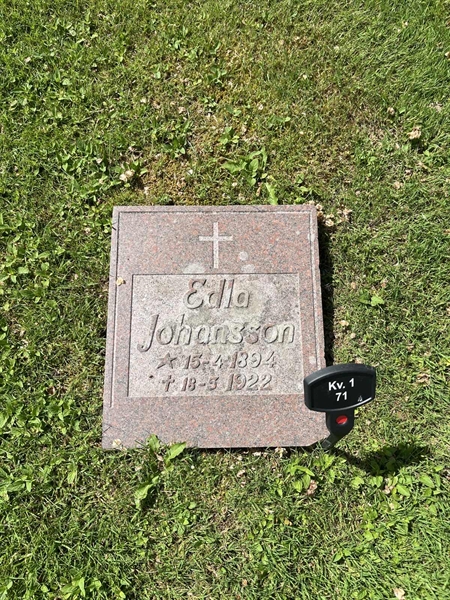 Grave number: 33 1    71