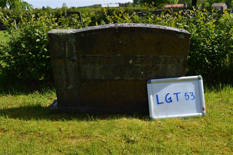 Grave number: LG T    53