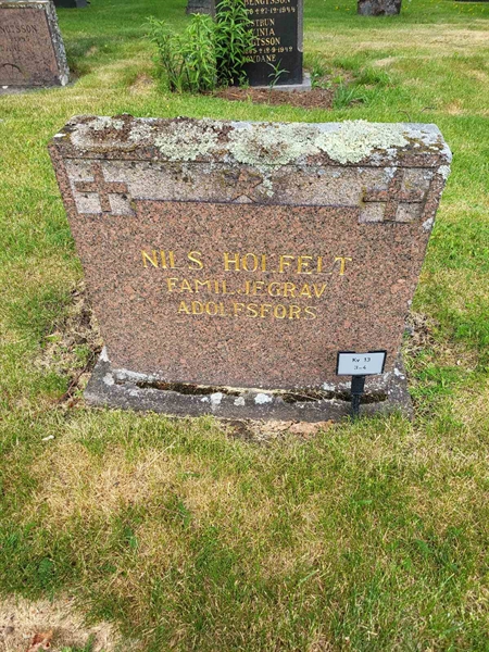 Grave number: kö 01 13     3-4