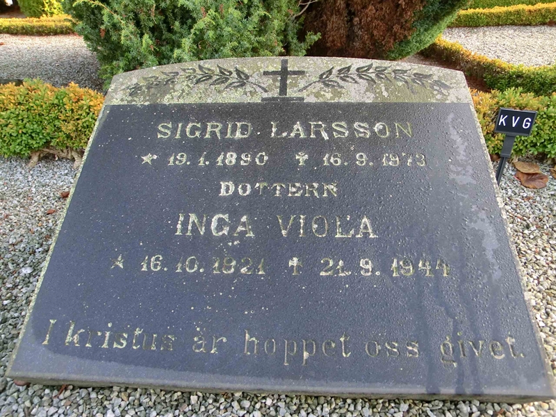 Grave number: LI NORR    154