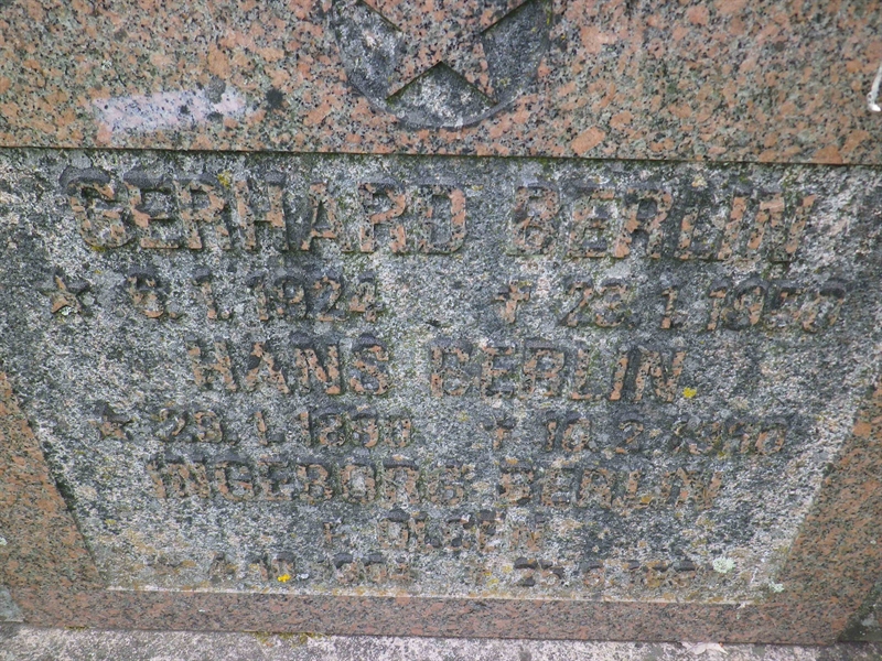 Grave number: OS K   495, 496, 545, 546