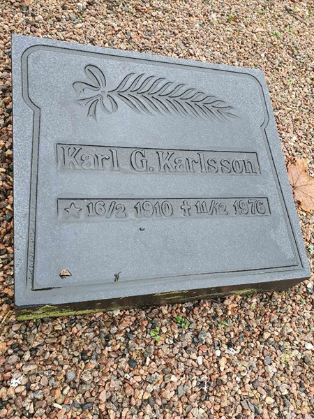 Grave number: Å G   101